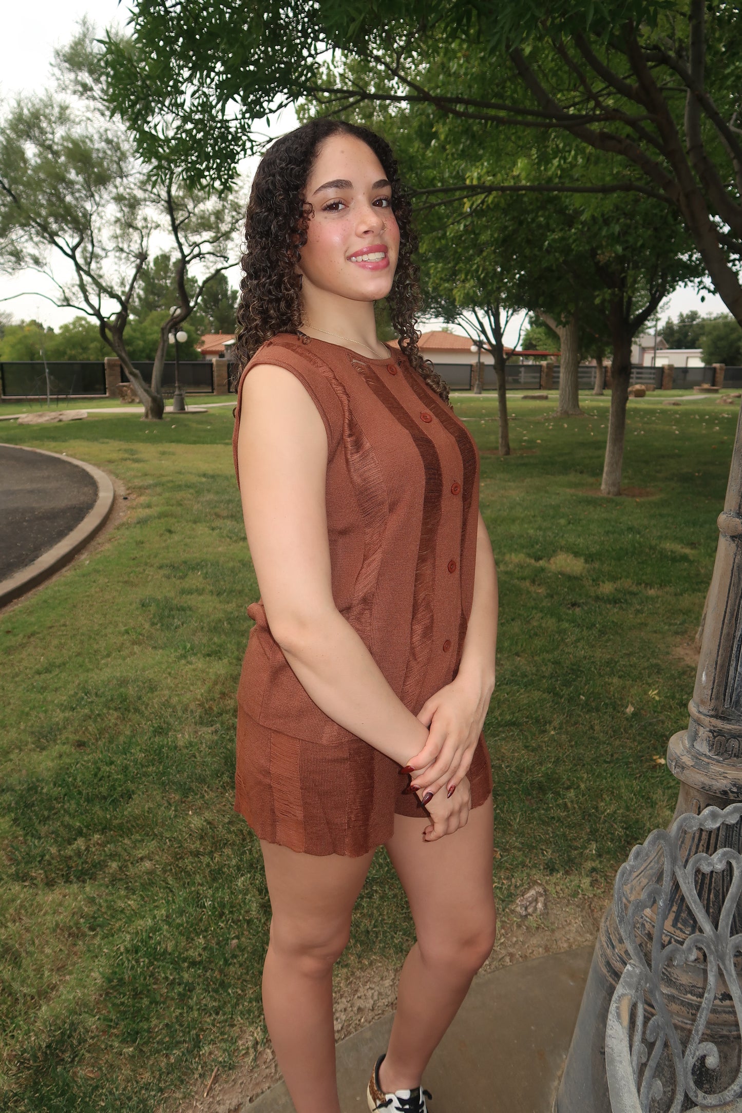 Chocolate Frayed Set