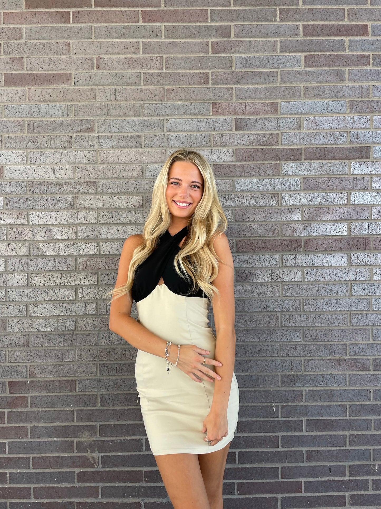 Criss Cross Bodycon Dress