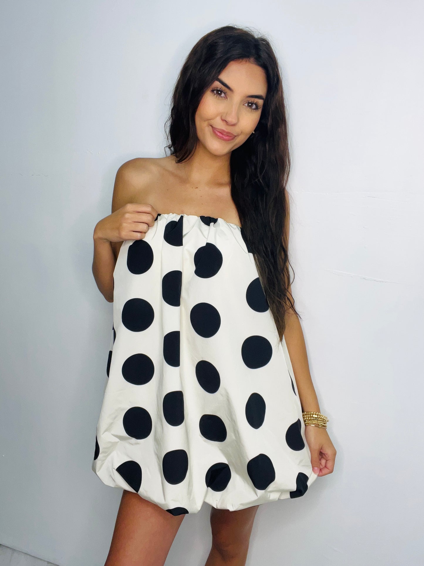 Polka Dot Mini Dress