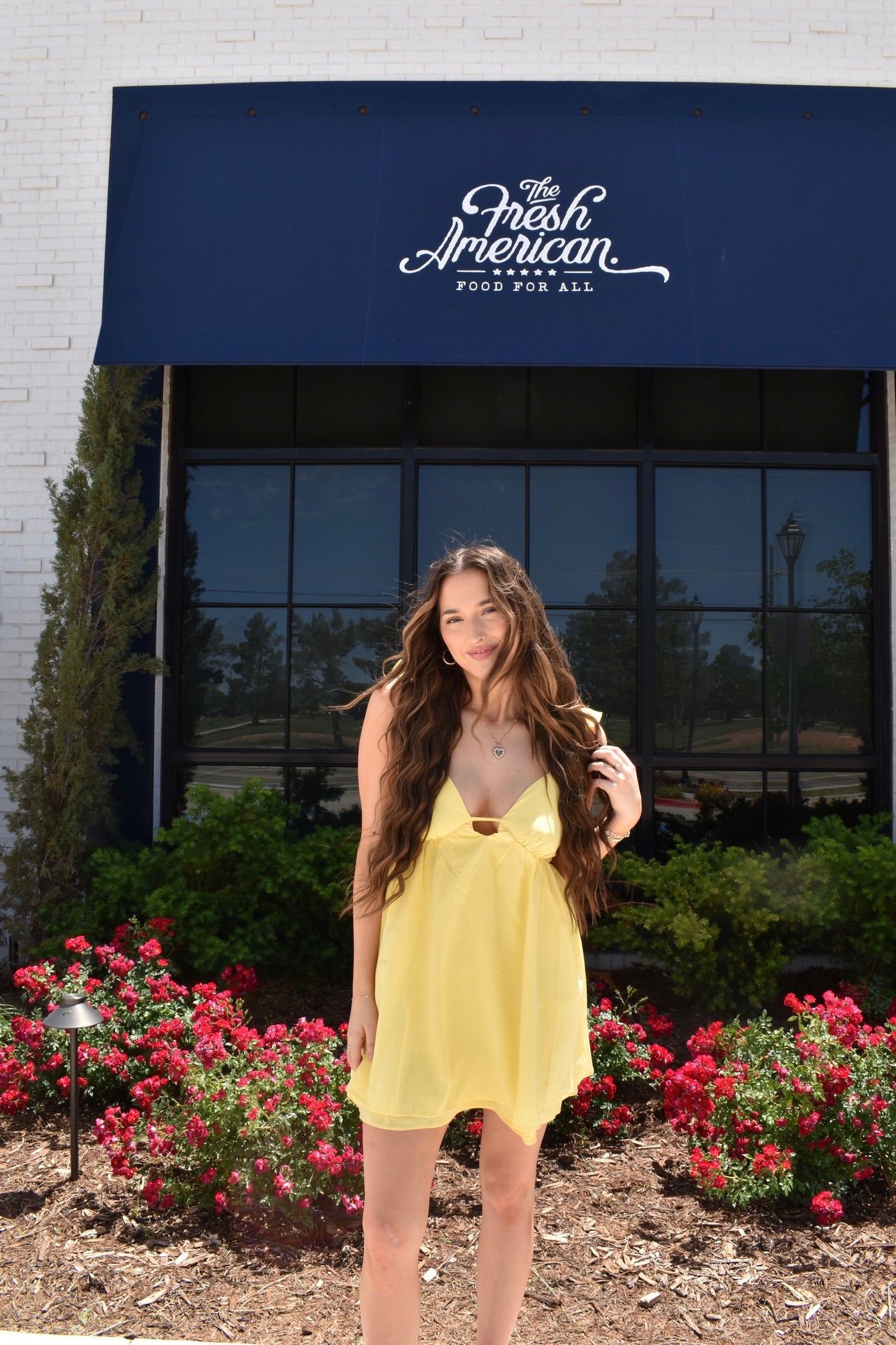 Yellow Baby Doll Dress