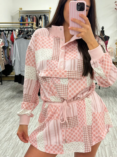 Pink Patchwork Set