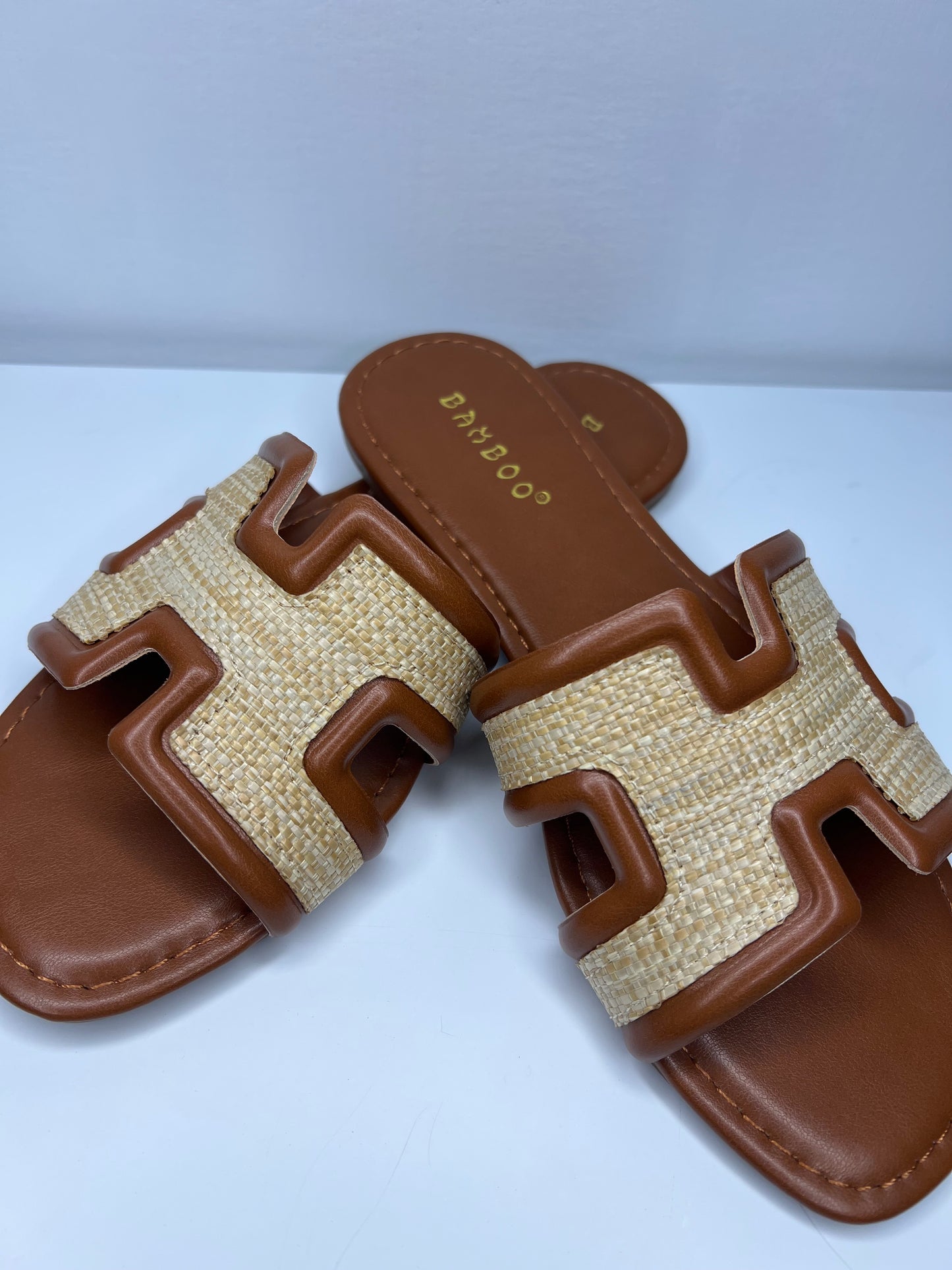 H Shaped Woven Sandal
