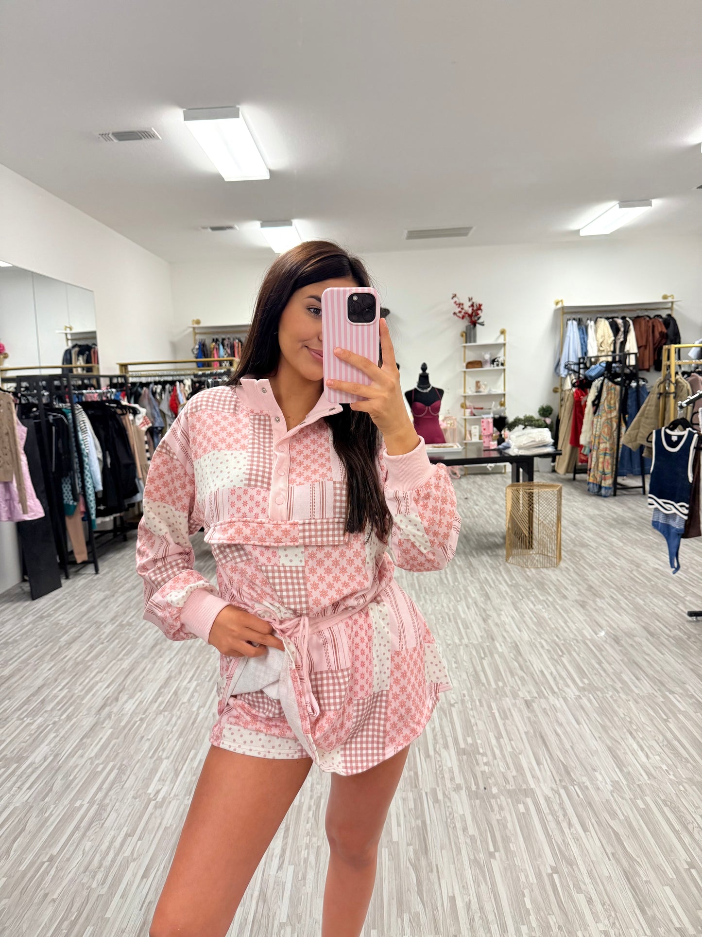 Pink Patchwork Set