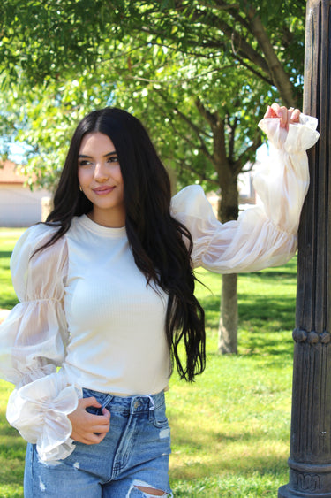 Statement Top-Cream