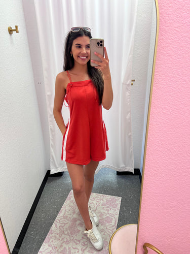 Coral Romper