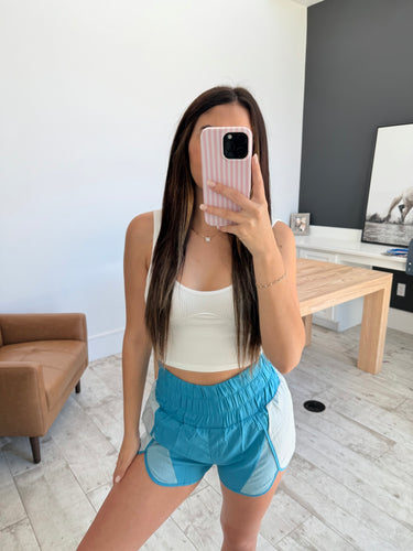 Colorblock Activewear Shorts