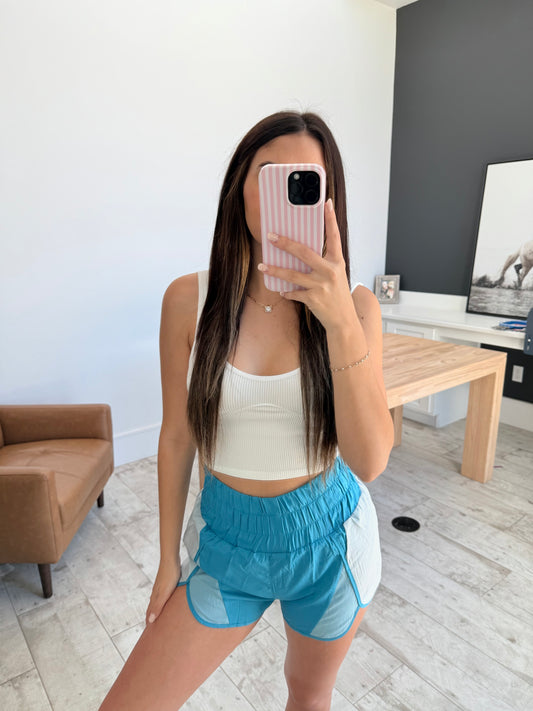 Colorblock Activewear Shorts