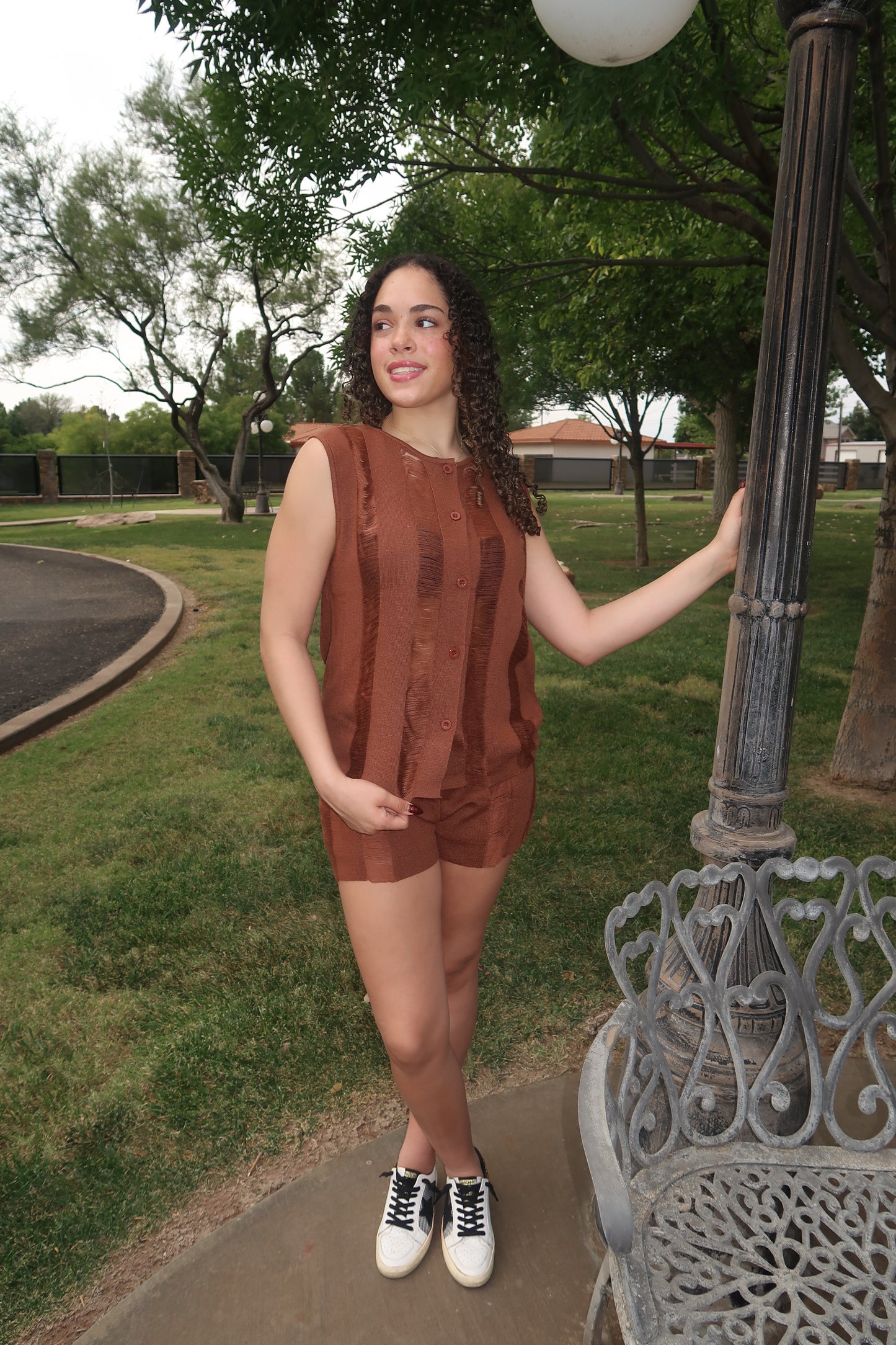 Chocolate Frayed Set