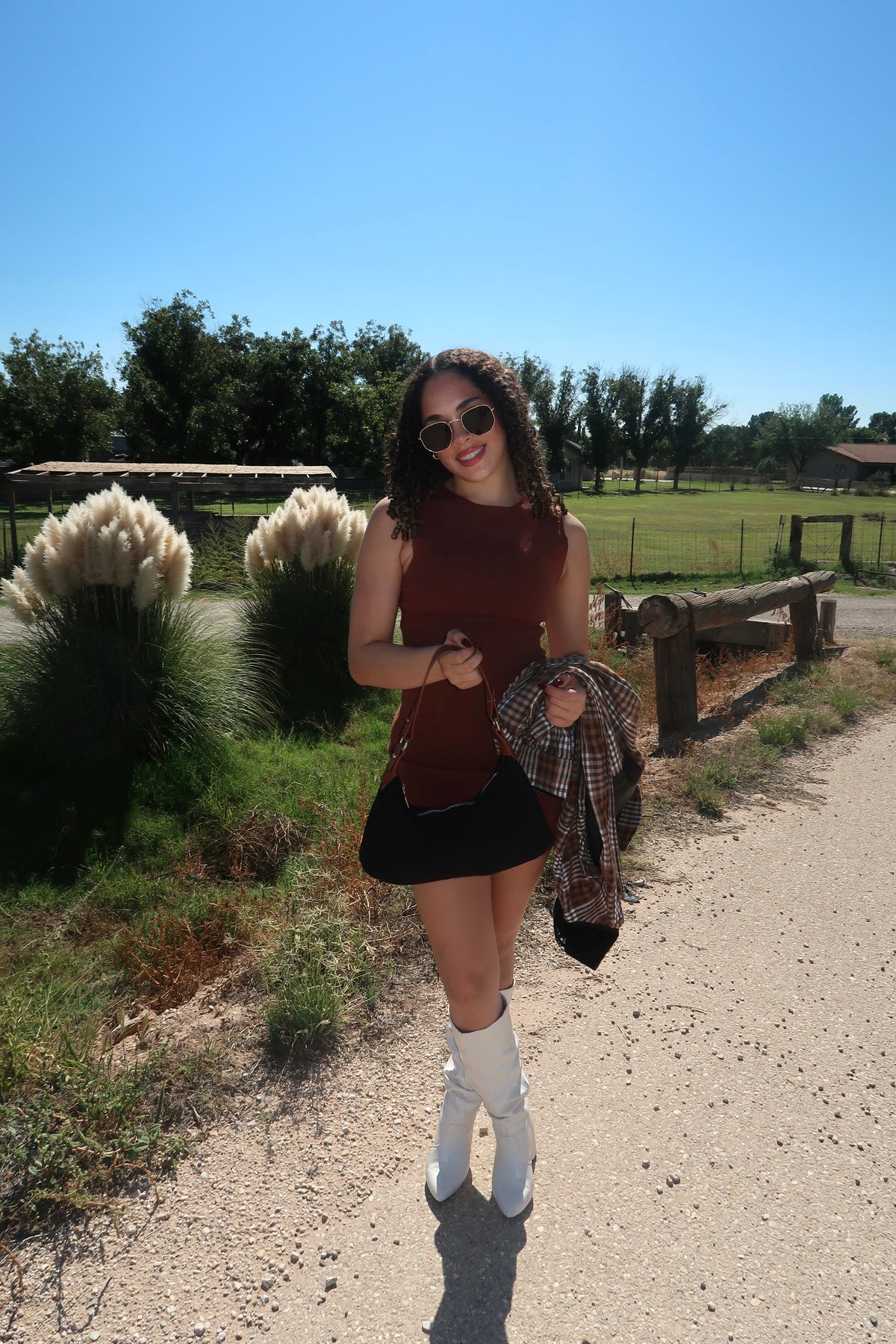 Chestnut Body Con Dress