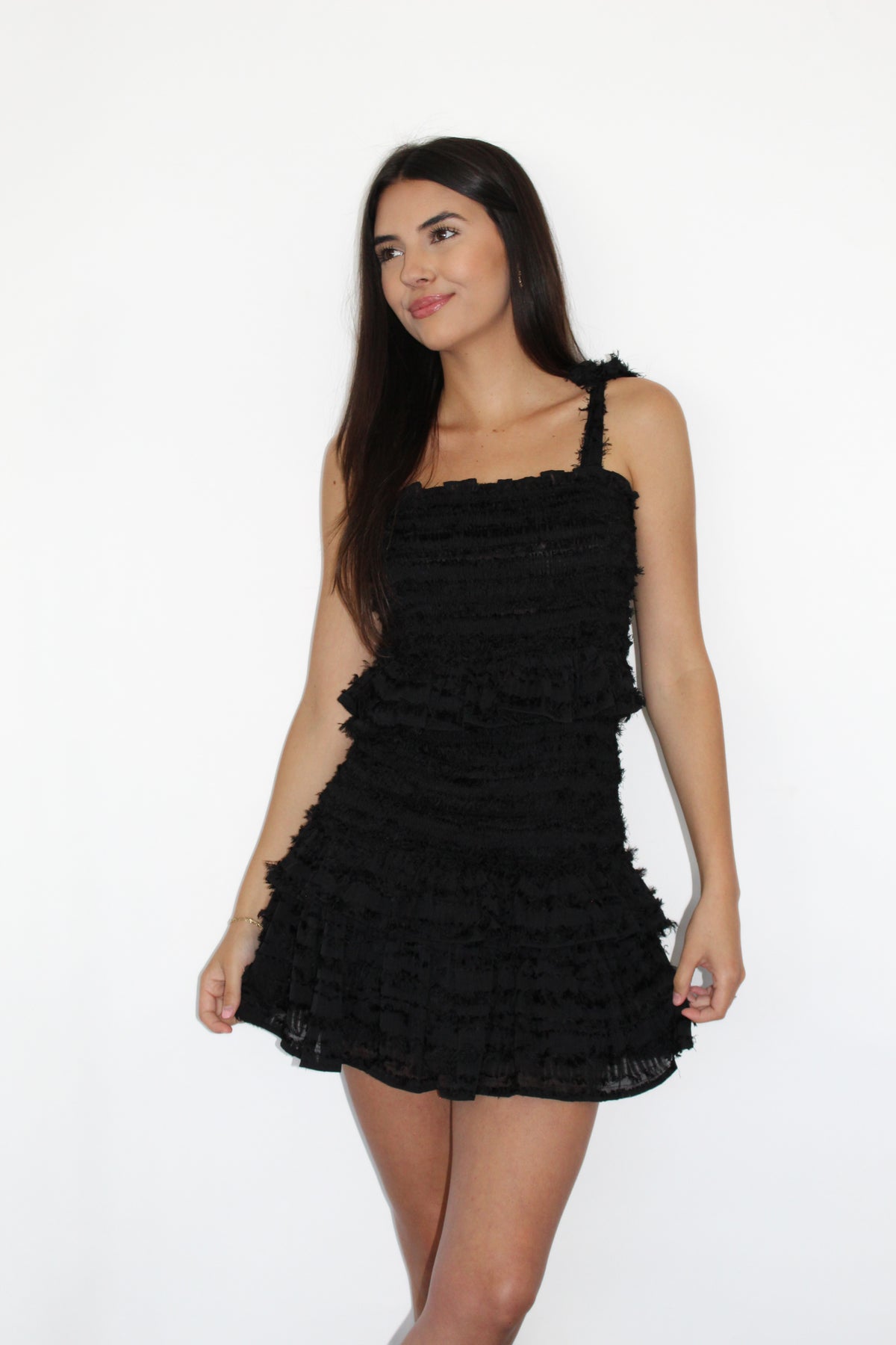 Smocked Mini Dress