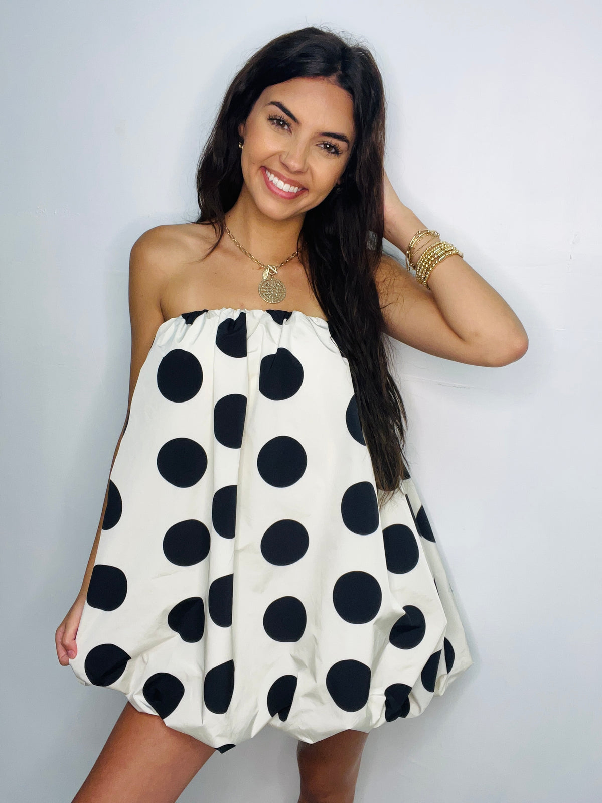 Polka Dot Mini Dress