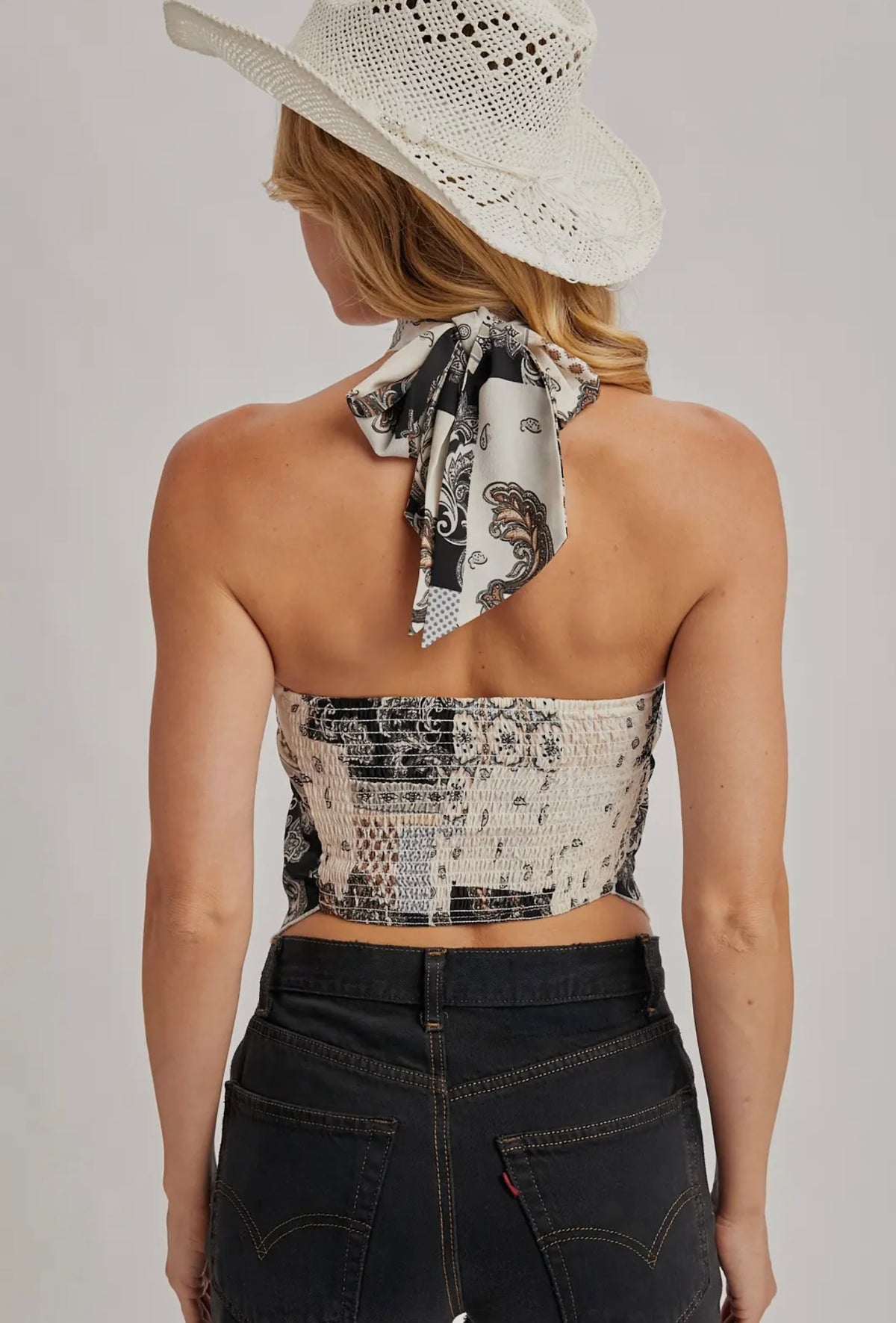 Paisley Halter Top
