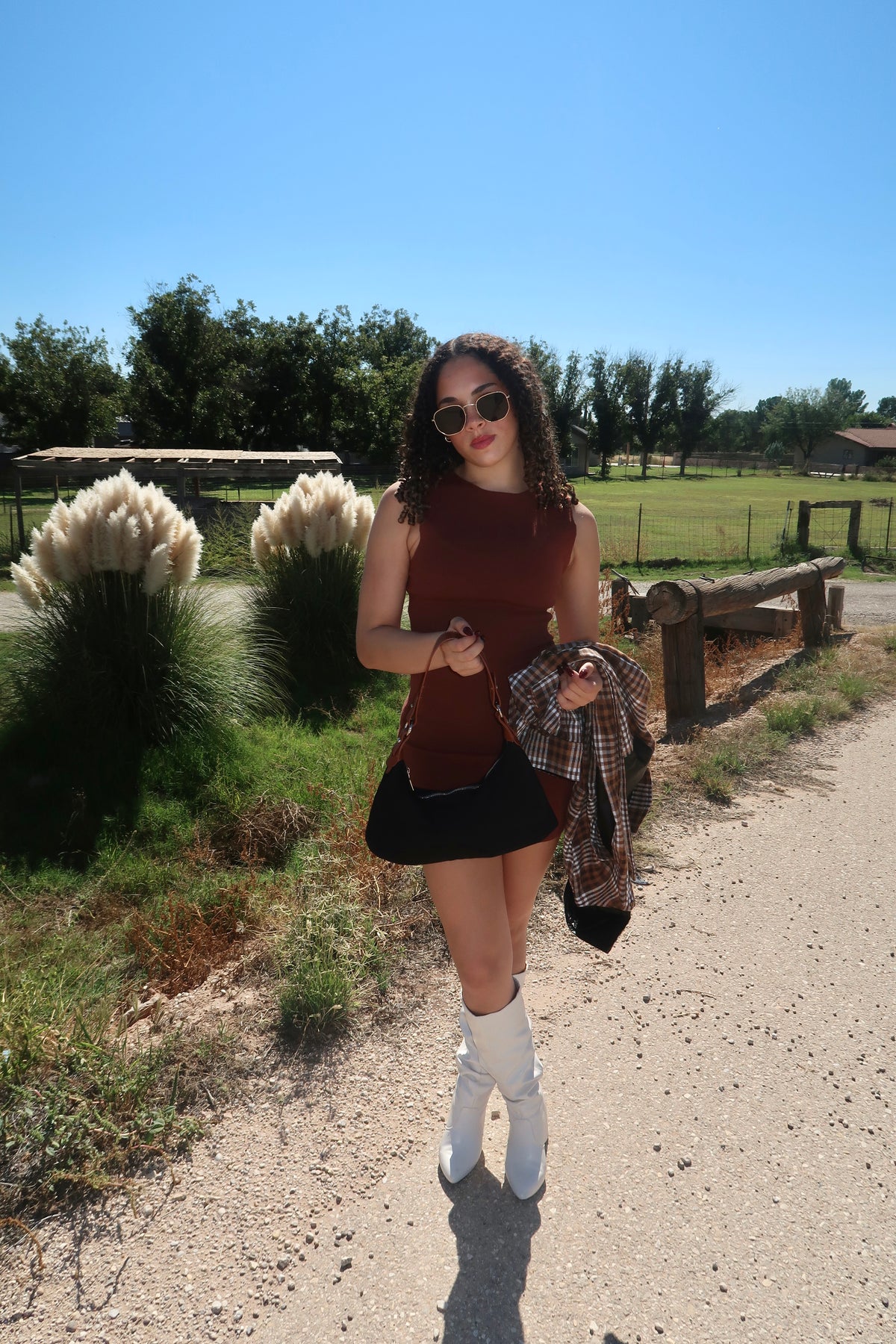 Chestnut Body Con Dress