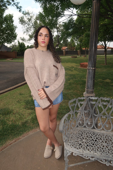 Taupe Oversized Sweater