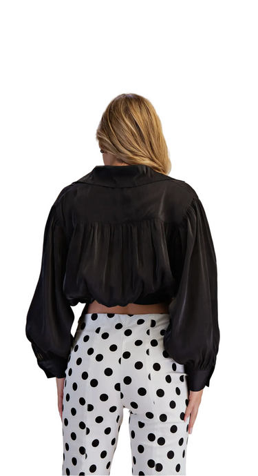 Tie Front Collared Shirt