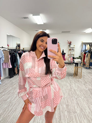 Pink Patchwork Set