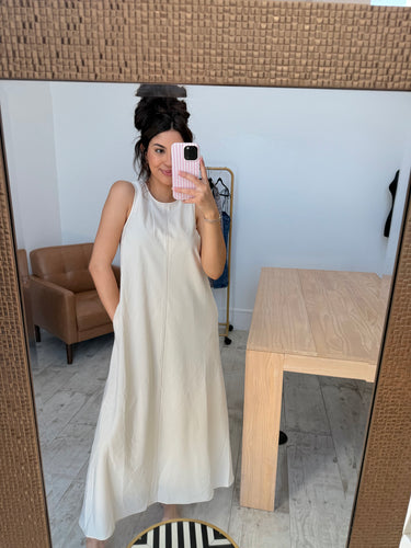 Cream Maxi Dress