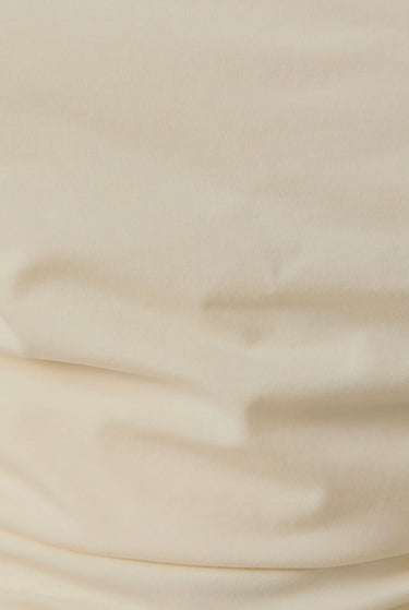 Light Yellow Off the Shoulder Top