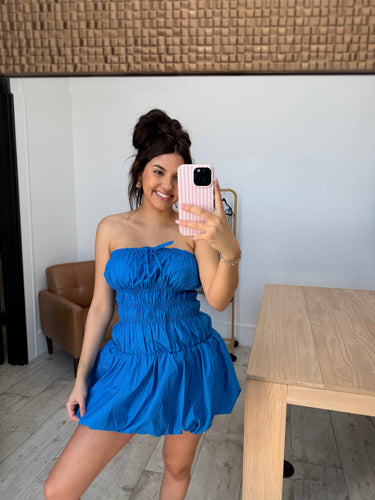 Blue Bubble Dress