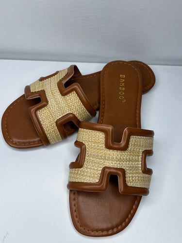 H Shaped Woven Sandal