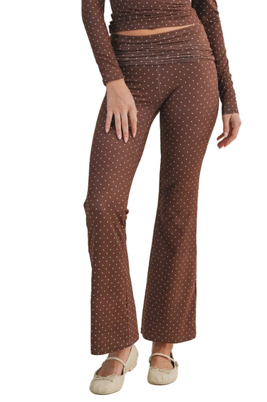 Polka Dot Soft Flare Pant