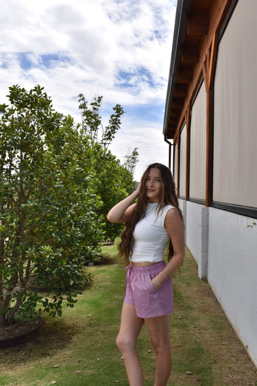 Red Checker Shorts