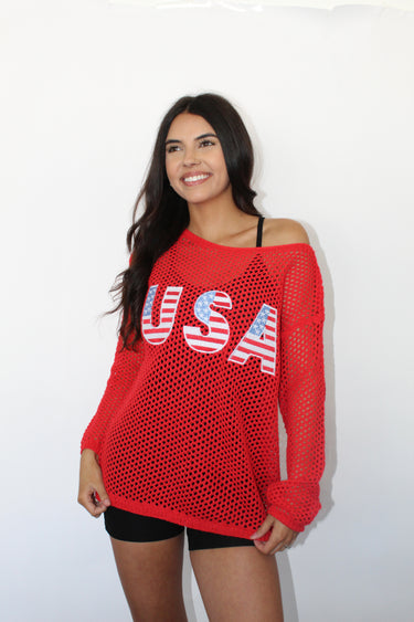 American Crochet Top