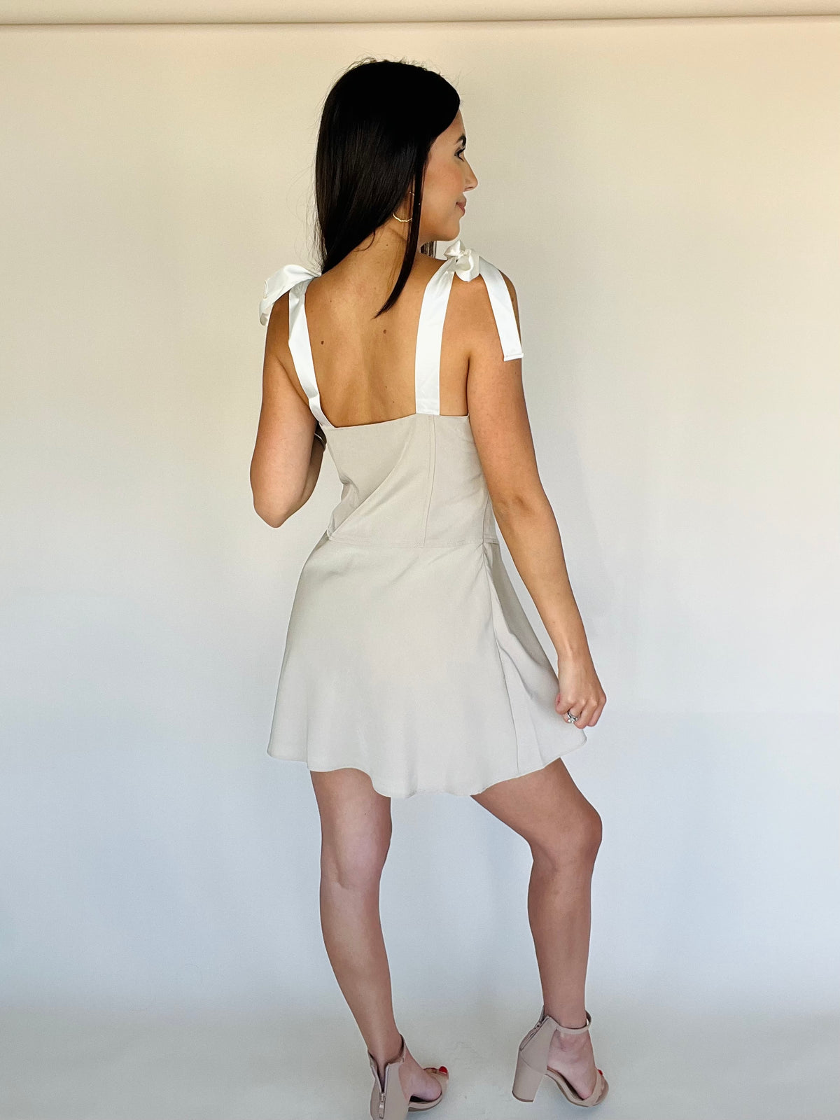Shoulder Tie Dress