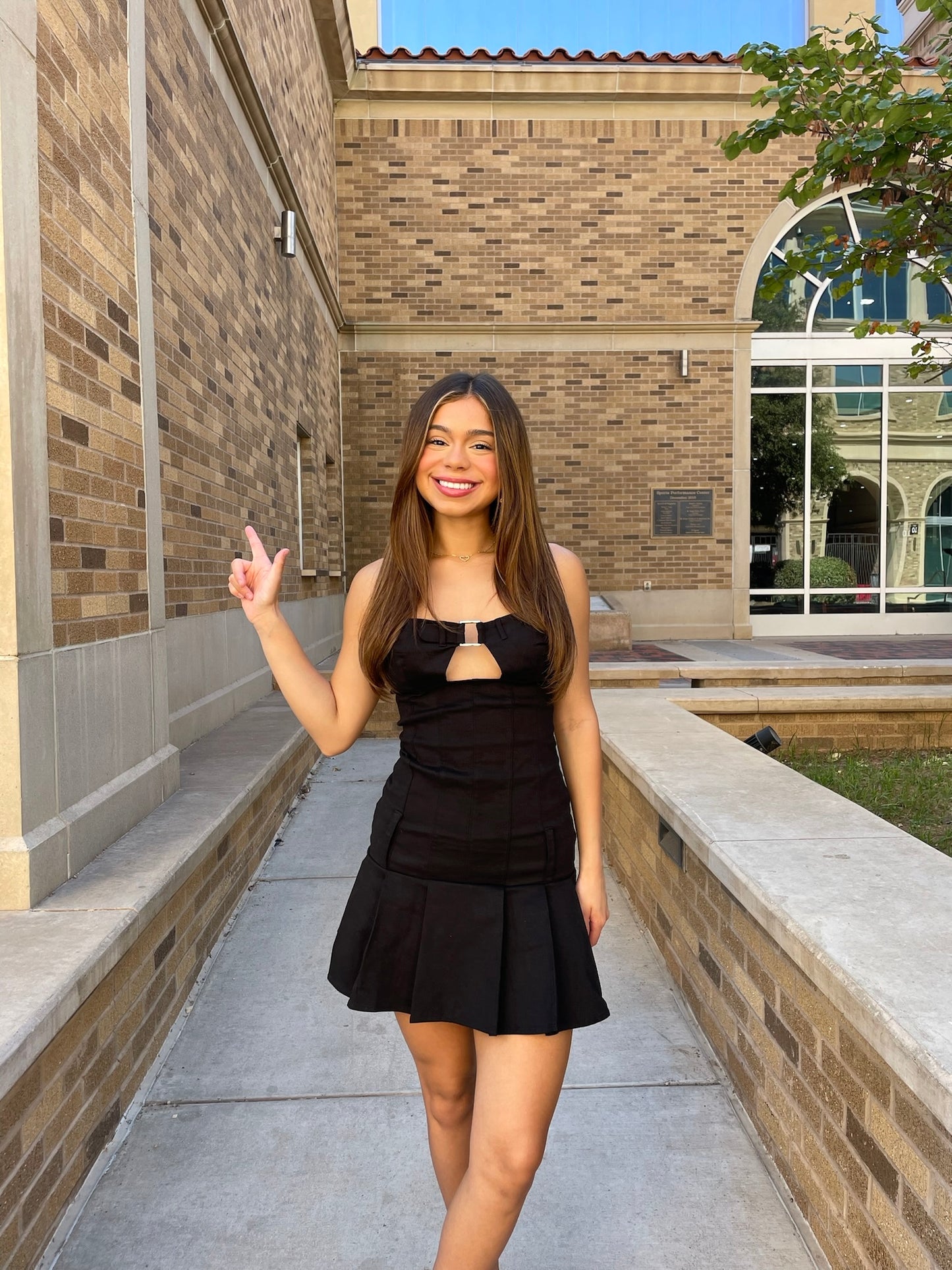 Belt Mini Dress