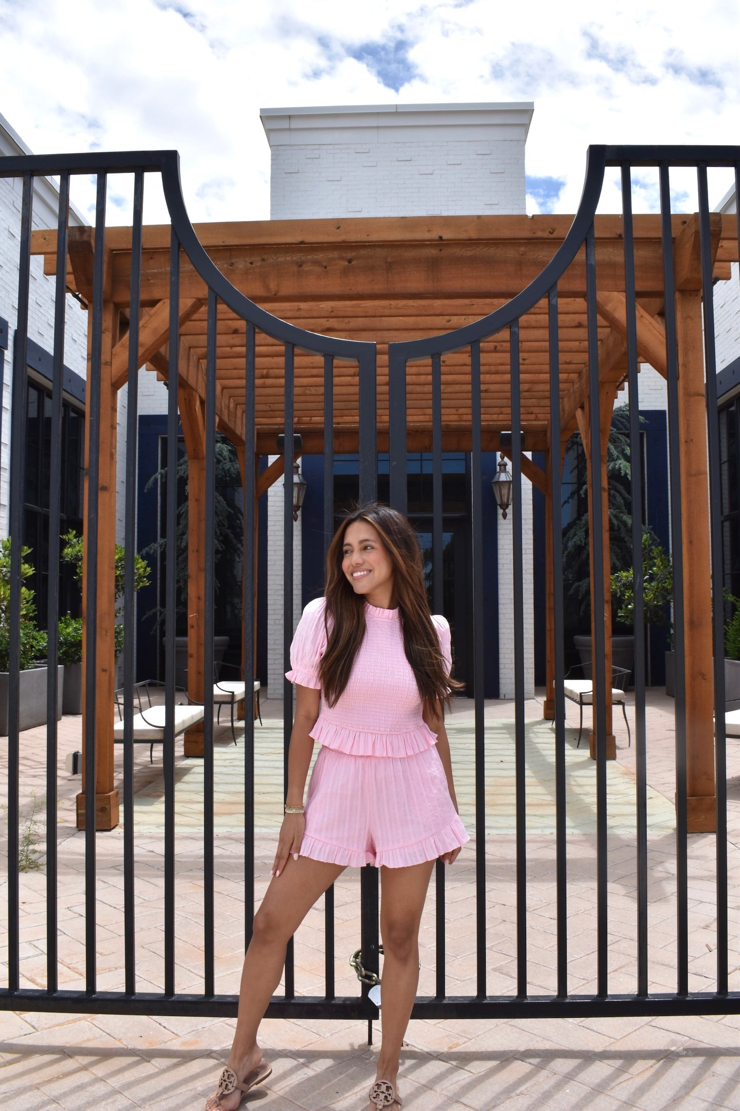 Short Puff Sleeve Top with Shorts