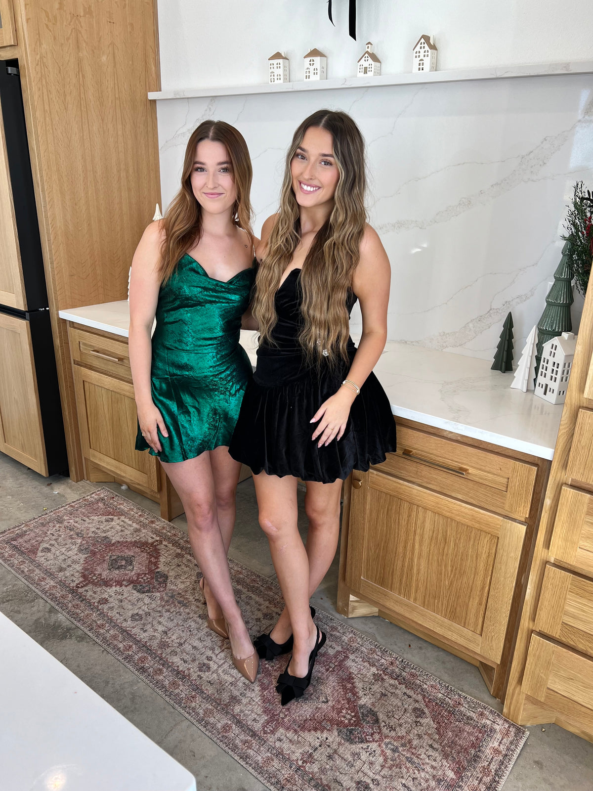 Metallic Holiday Mini Dress