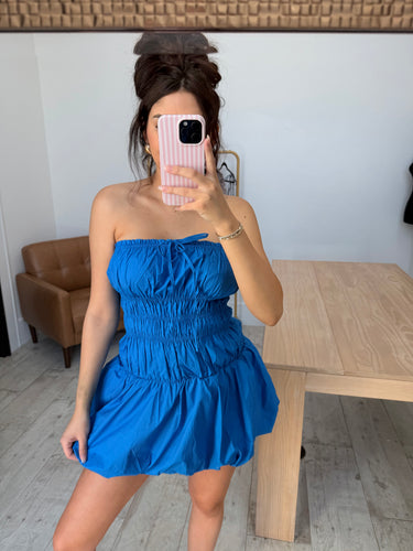 Blue Bubble Dress