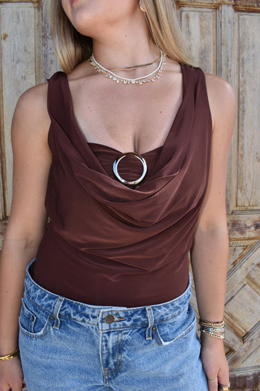 Brown O-Ring Top