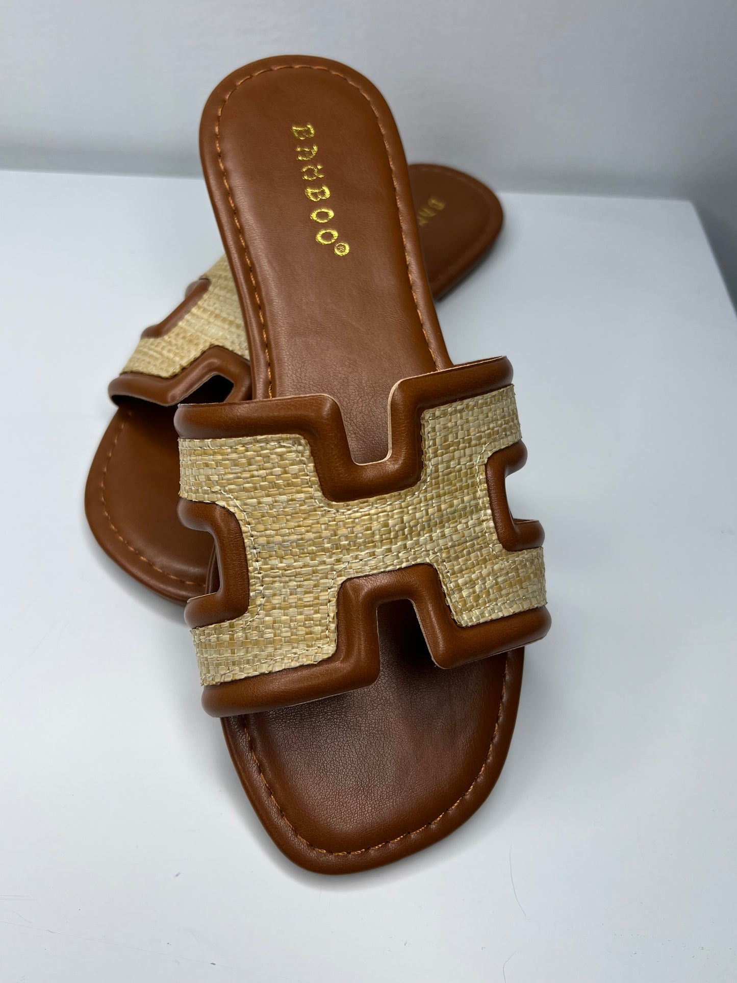 H Shaped Woven Sandal