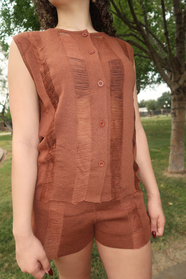 Chocolate Frayed Set