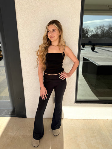 Soft Knit Flare Pants