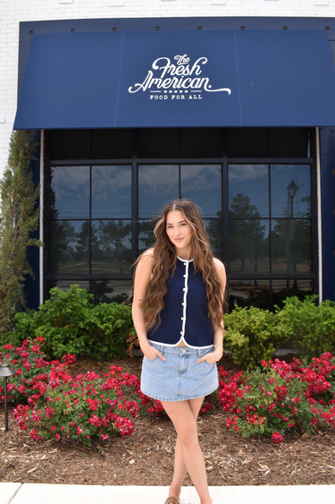 Navy Sweater Vest