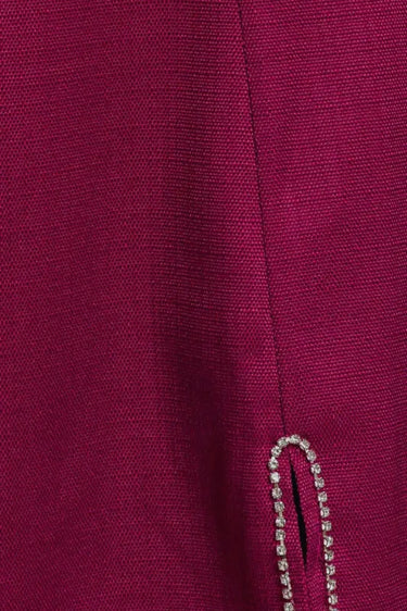 Rhinestone Halter Neck Dress