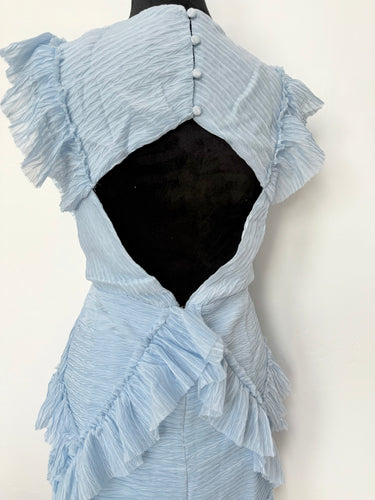 Light Blue Ruffle Dress