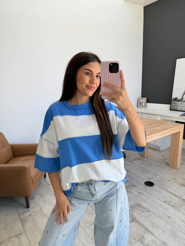Ocean Colorblock Top