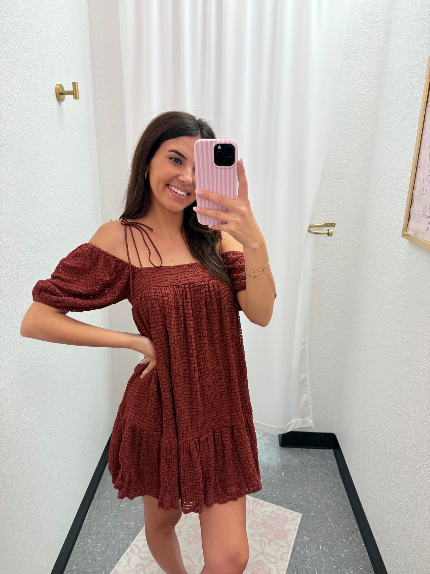 Brick Hanzley Dress
