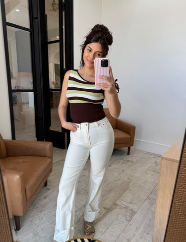 Multi-Stripe Knit Top