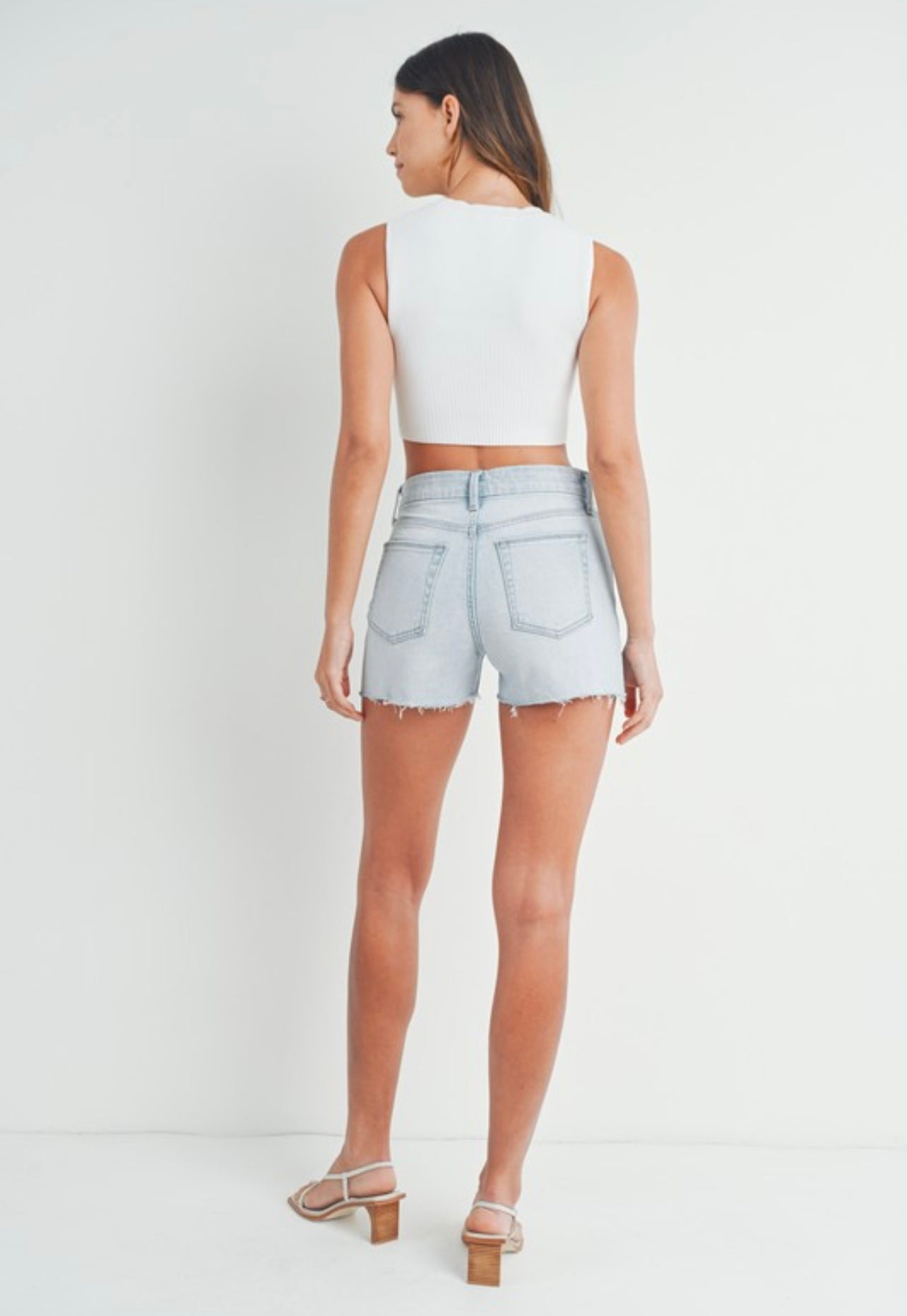 Stretch Light Denim Short