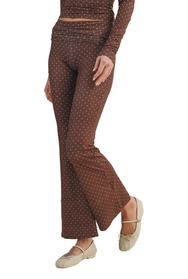 Polka Dot Soft Flare Pant