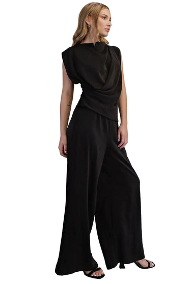 Bateau Sleeveless Jumpsuit