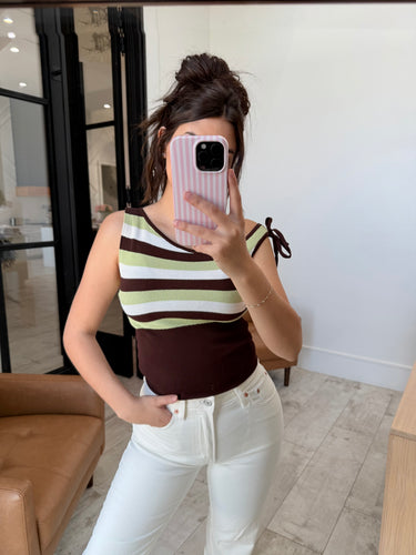 Multi-Stripe Knit Top