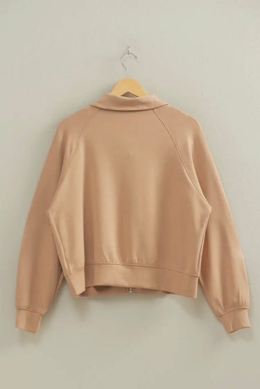 Dark Taupe Zippered Jacket