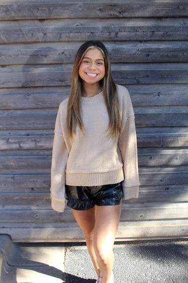 Taupe Oversized Sweater