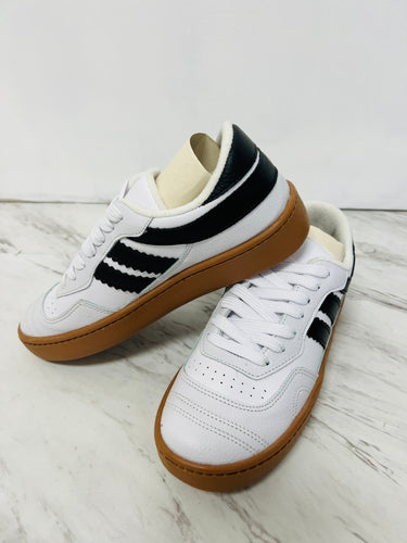 White/Black Miel Tennis Shoes