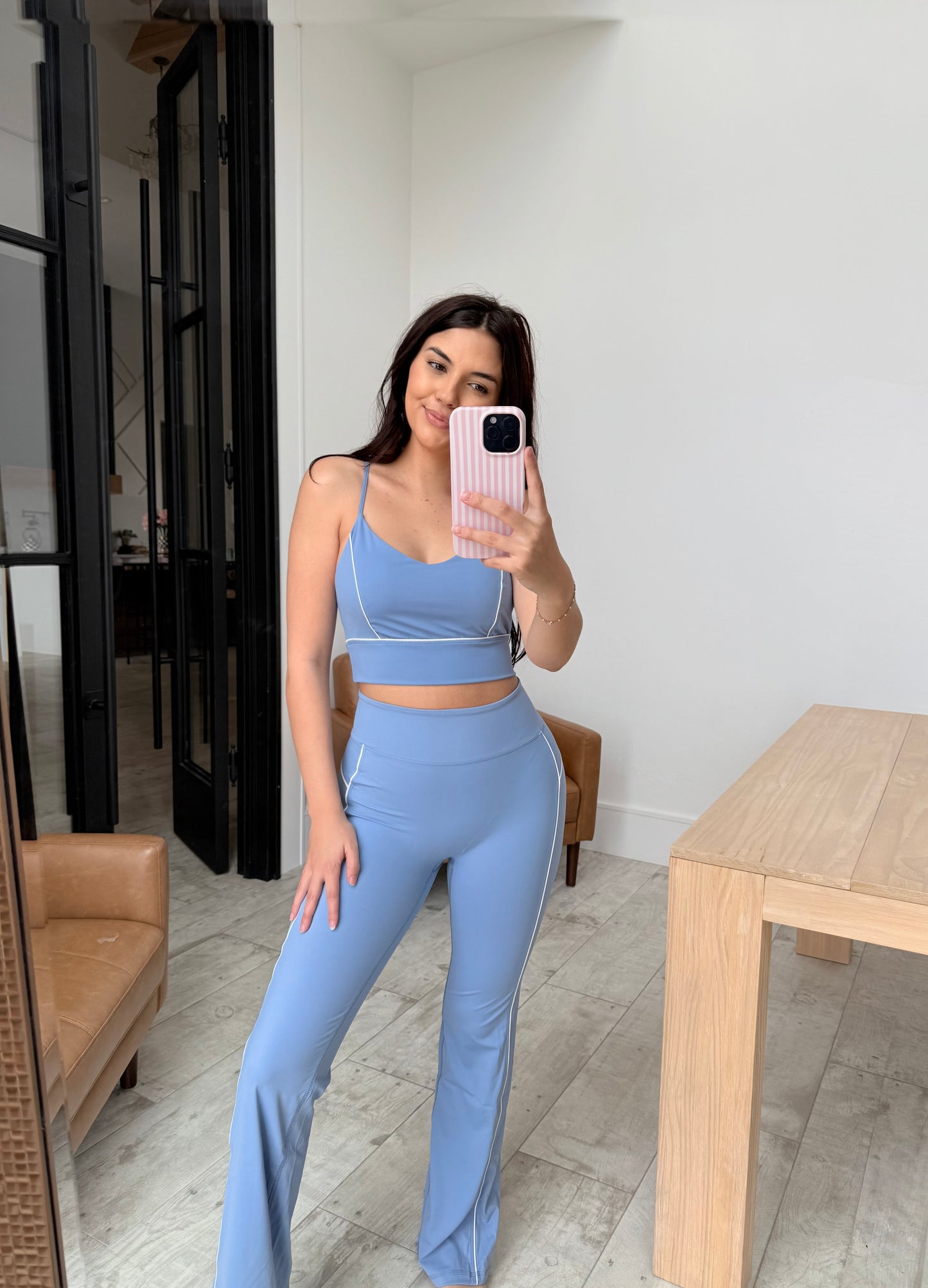 Piping Workout Pants